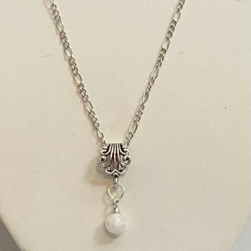 NEW Genuine White New Jade crystal necklace